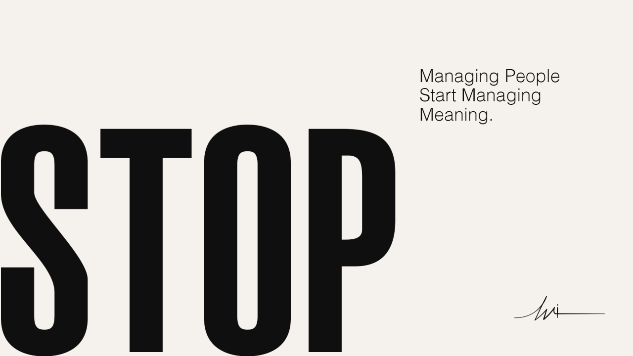 Minimalist cover design with bold STOP text highlighting workplace meaning and team loyalty theme.